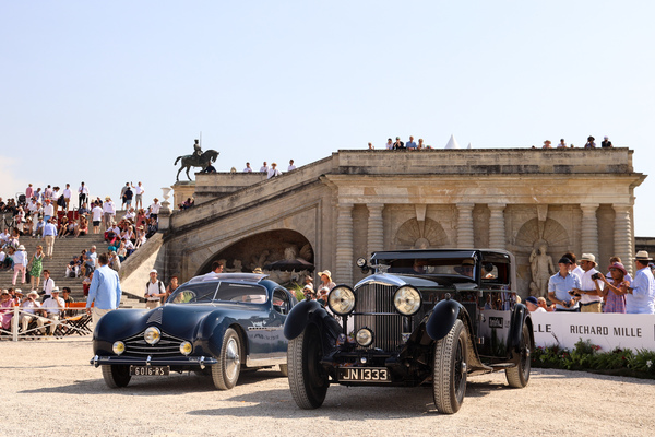 Die beiden "Best of Show" - der Talbot-Lago T26 und Bentley 8 Litres Coupé - Chantilly Arts & Elégance 2019