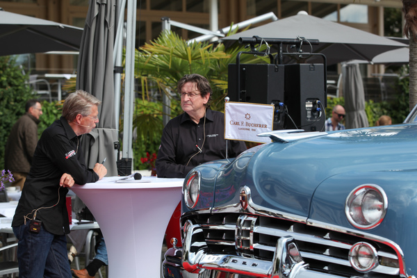 Die beiden Kommentatoren Daniel Mauerhofer und Urs Ramseyer - Concours d'Excellence Luzern am 17. September 2016