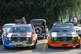 Die beiden Trofeo-Alfasud aus den Siebzigerjahren in Frieden vereint - Lägern Classic 2024 Die beiden Trofeo-Alfasud aus den Siebzigerjahren in Frieden vereint - Lägern Classic 2024