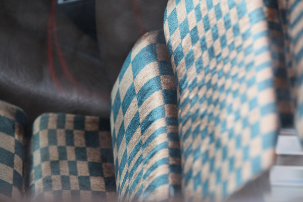 Die berühmten Sitzpolster im 928 - psychadelisch - OSMT Zug im September 2017