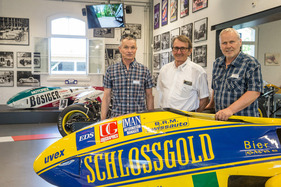 Die drei neuen Würdenträger von links: Rolf Biland, Louis Christen und Markus Bösiger – "autobau" Romanshorn