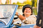 Die einzige Dame unter den Bewerbern des ZCCA im Austin Healey - ZCCA Zug 2025