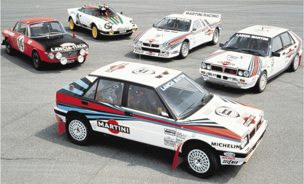 Die erfolgreichsten Lancia-Rallye-Modelle