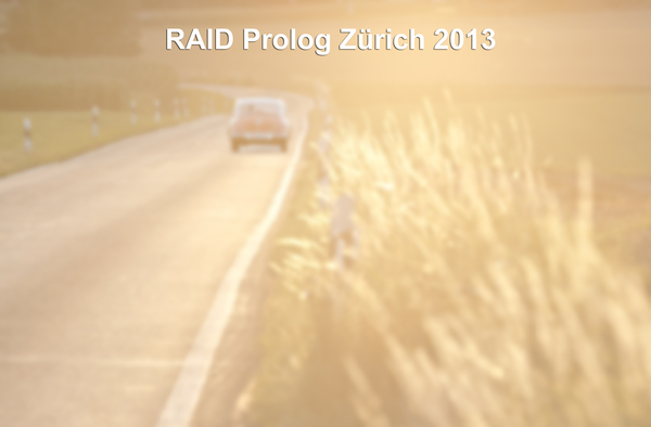 Die folgenden Fotos sind vom RAID Prolog Zürich 2013