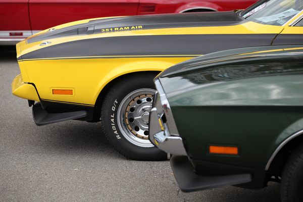 Die grossen Mustangs der frühen Siebzigerjahre - Mustang & Shelby Meeting 2017 in Zug