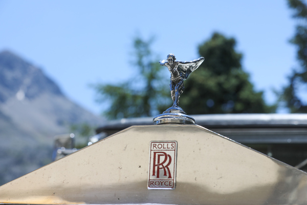 Die königliche Spirit of Ecstasy - 29. British Classic Car Meeting St. Moritz 2023