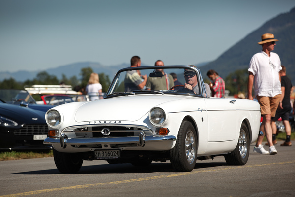 Die rasante Variante des Sunbeam Alpine mit V8-Motor hiess Tiger - British Car Meeting 2015 in Mollis