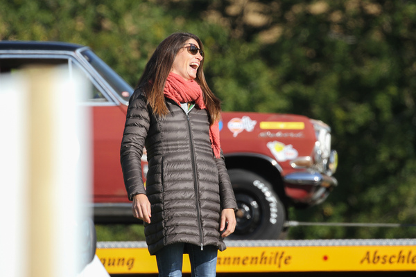 Bild Die symapthische Schweizer Rennfahrerin Cyndie Allemann hat viel Spass an der Strecke - Memorial Bergrennen Opfertshofen "Rendezvous am Kleinen Klausen" 2021