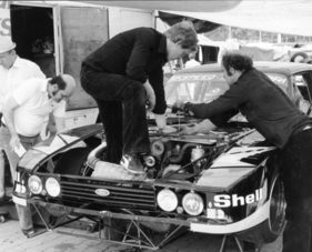 Die technischen Väter des Turbo Capri - Zakspeed-Ingenieure Helmut Barth und Bruno Bunk 1978