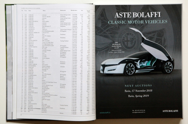 Die teuersten Autos - Buch "Classic Car Auction Yearbook 2017/2018"