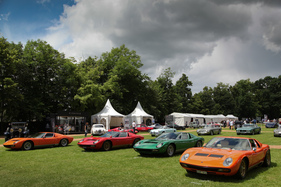 Concours d’Elégance Suisse 2016 - Fontänen und Klassiker im Schlosspark