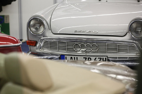The four rings at the DKW F12 - Retro Classics Bavaria 2017 in Nuremberg
