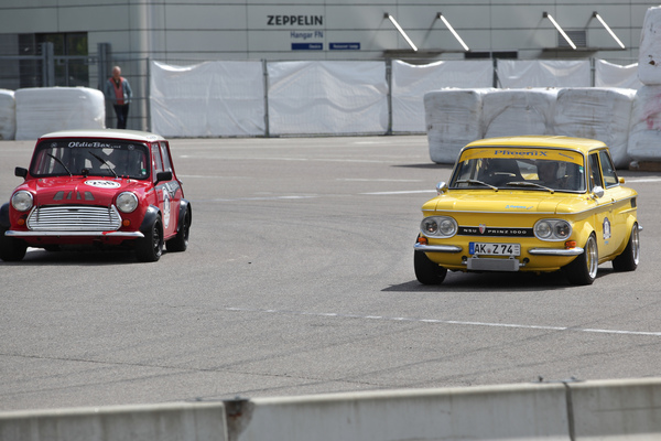 Die weitere oder engere Linie? NSU Prinz 1000 und Mini - Motorworld Classics Bodensee 2019