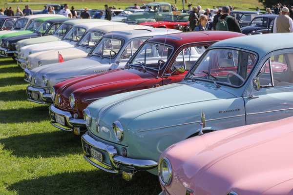 Image: These Renault Dauphine/Ondine not only differ in color, there are also Gordini versions among them - 49th FNA Annual Meeting 2023