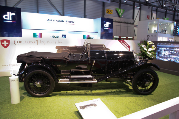 Dieser Bentley wirbt für den Concours d'Elégance Suisse 2019 - Genfer Automobilsalon 2019