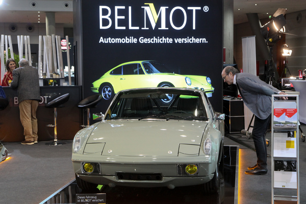 Dieser VW-Porsche ist offenbar (von Belmot) gut versichert - Retro Classics Stuttgart 2020