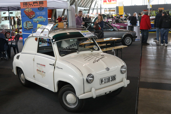 Dieses Goggomobil kann/konnte man gewinnen - 24. Retro Classics Stuttgart 2025