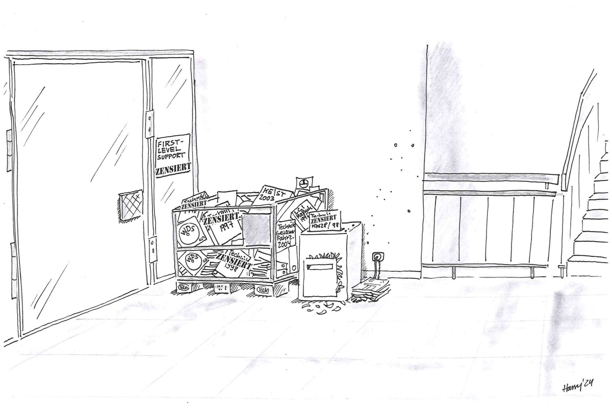 Digital archive with problems