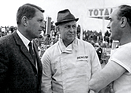 Dingolfinger GLAS-Bläser - Bodmer & Herd mit Dunlop-Renndienstchef Gerhard Weber beim Flugplatzrennen Wunstorf 1965