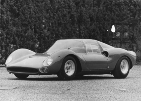 Dino 166 P (1965) - Chassis 0834, Frontansicht, gesehen in Monza 1965