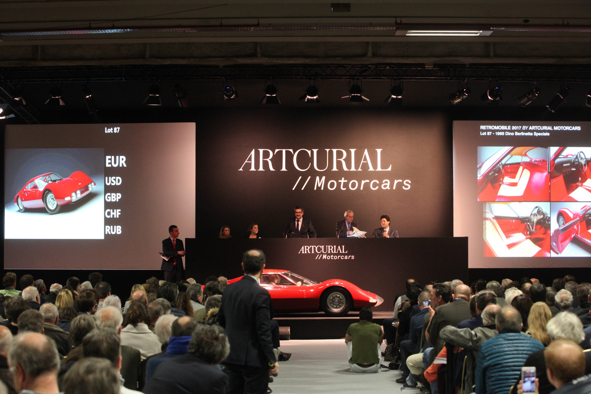 Dino 206 P Berlinetta Speciale (1966) - Lot 087 - erzielte EUR 3.8 Millionen (Hammerpreis) - Artcurial Paris 2017