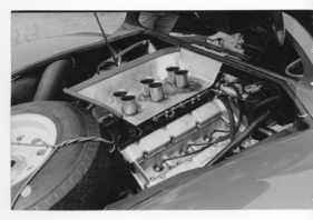 Dino 206 S (1966) - Motorraum des kleinen Dino-Sportwagens