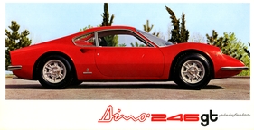 Dino 246 GT (1970) - Prospektausschnitt