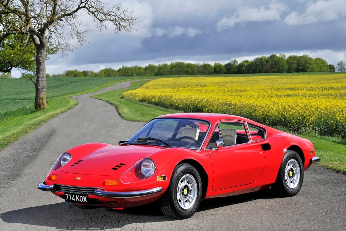 Dino 246 GT (1972) - als Lot 514 an der Silverstone Auctoin am 25./26. Juli 2015