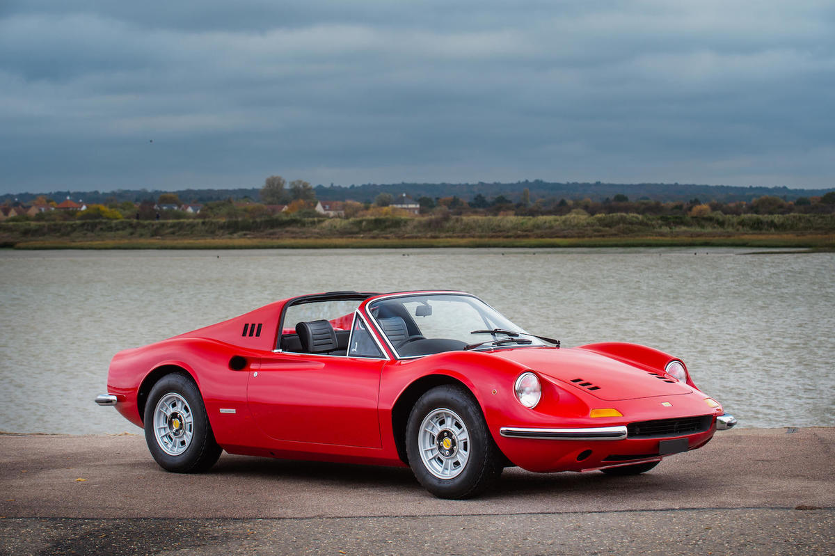Dino 246 GTS (1973) - als Lot 148 angeboten an der Bonhams Olympia Versteigerung am 3. Dezember 2018