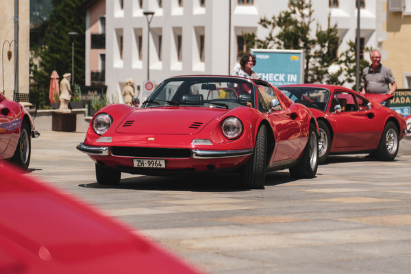 Bild: Dino 246 GTS - 20. Int. FCD Ferrari Dino Meeting Silvaplana-St. Moritz 2025