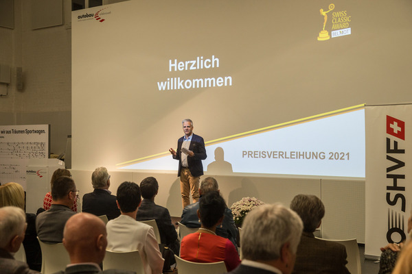 Image: Dino Graf hosted the evening - Swiss Classic Award 2021