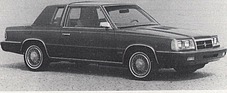 Dodge 600 2,2-Liter - 97 HP (netto) Zentraleinspritzung (1986)