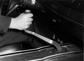 Dodge Challenger (1970) - der pistolenartige Schaltgriff