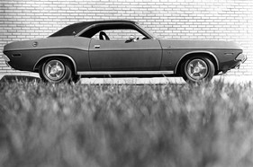 Dodge Challenger (1970) - frühes Modell - aufgenommen im Sommer 1969