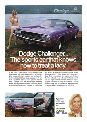 Dodge Challenger (1970) - in der Werbung