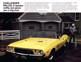 Dodge Challenger (1972) - in der Werbung