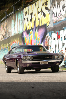 Dodge Challenger R/T 383 Magnum (1970) - die Farbe heisst "Plum Crazy Purple Metallic"