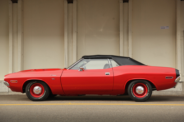 Dodge Challenger als Cabriolet - Oldtimermesse St. Gallen 2015