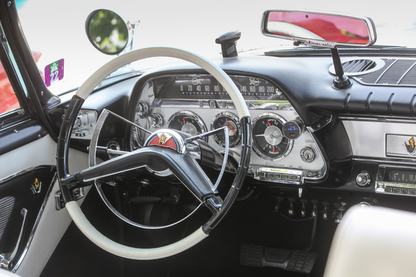 Dodge Custom Royal Lancer Convertible (1959) - Blick ins Cockpit - Albisgütli Classic Cars & Bikes August 2022