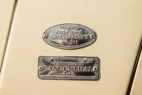 Dodge D8 Langenthal (1938) - Die Plakette der Carosserie Langenthal