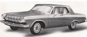 Dodge Dart - 14 CV 170 - 270 - GT 14/101 HP-6-Zyl.-Motor 1 Einfachvergaser (1963)