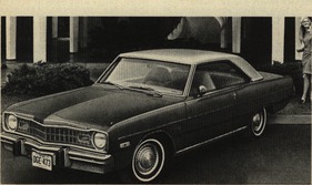 Dodge Dart 3,2-Liter-6-Zylinder-Motor - 100 HP (netto) 1 Vergaser (1973)