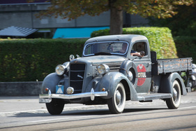 Dodge Pickup bei der Anreise - Albisgütli Classic Cars & Bikes August 2022