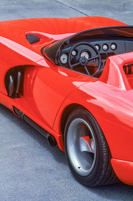 Dodge Viper RT/10 Konzeptfahrzeug (1989) - das zierliche Lenkrad schaffte es nicht in die Serie