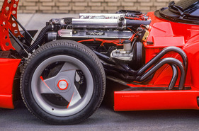 Dodge Viper RT/10 Konzeptfahrzeug (1989) - der V10-Motor ruht hinter den Vorderrädern