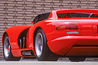 Dodge Viper RT/10 Konzeptfahrzeug (1989) - gut sichtbare Auspuffrohre