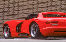 Dodge Viper RT/10 Konzeptfahrzeug (1989) - mächtige Räder