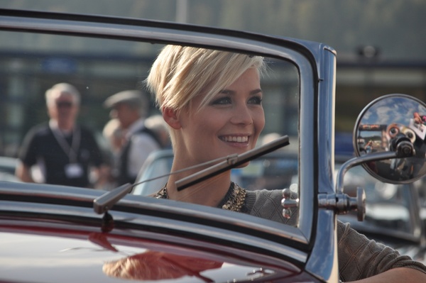 Dominique Rinderknecht als Markenbotschafterin von Lancia