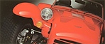Donkervoort D8 (1994) – Motorhaube mit Emblem (© Archiv Automobil Revue) Donkervoort D8 (1994) – Motorhaube mit Emblem (© Archiv Automobil Revue)