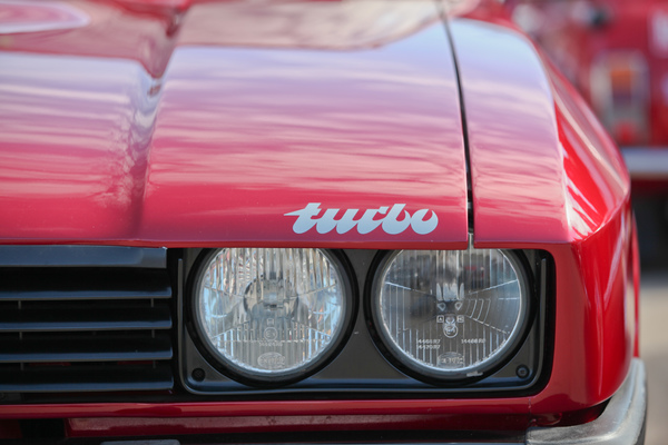 Doppelscheinwerfer beim Ford Capri III mit Turbo - Dolder Classics August 2017